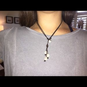 Two way three pearl necklace